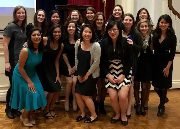 CMU SWE members pose at a conference