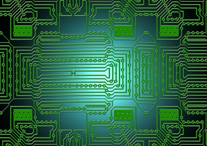 image of circuit board electronics 