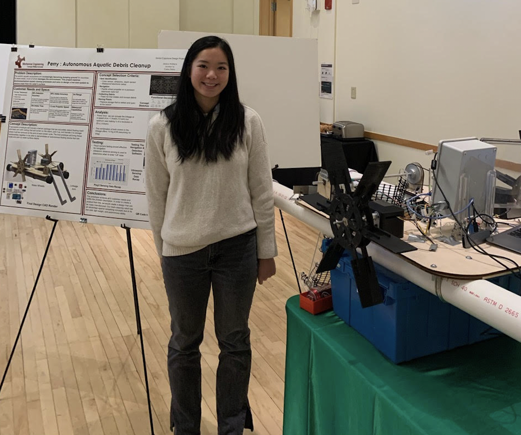 Su won best overall project at Design Expo 