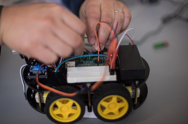 wiring a robot